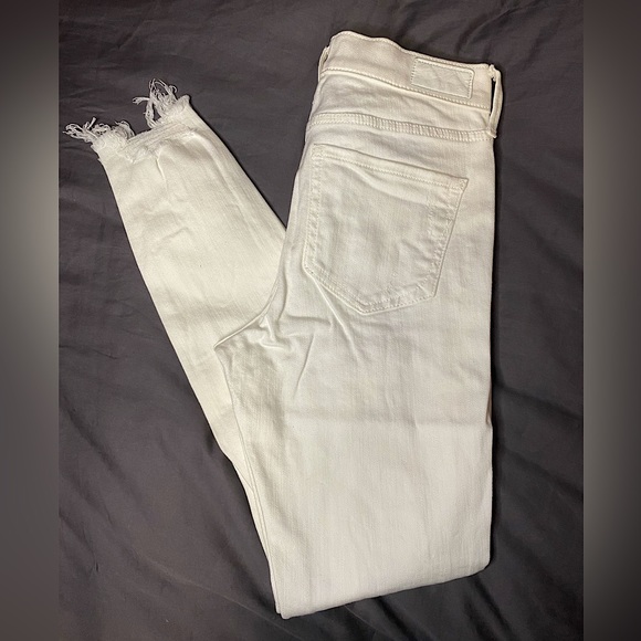 Express Mid-Rise Ankle Legging Jeans - Size 0R - Picture 2 of 9